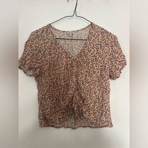 Kinsmet Floral Print Women's Top
